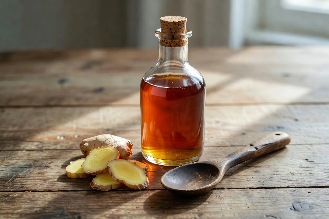 Homemade Ginger Syrup for Tea, Lemonade and Cocktails